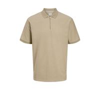 JACK & JONES Men's Jprccronnie Ss Zip Polo Noos, Trench Coat, L