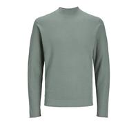 JACK & JONES Men's Jprccthomas Knit Mock Neck Jumper, Lily pad, M