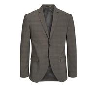 JACK & JONES Men's Jprfranco Blazer Sn Suit Jacket, Falcon/Checks: Super Slim fit, 46R