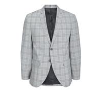 JACK & JONES Men's Jprfranco Blazer Sn Suit Jacket, Griffin/Checks: Super Slim fit, 46R