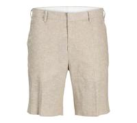 JACK & JONES Men's Jprriviera Slim Fit Shorts, Beige, 40