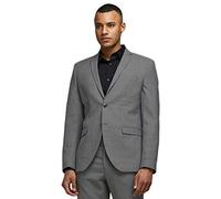 Jack & Jones Men's Jprsolaris Noos Blazer, Light Grey Mix, 54 UK