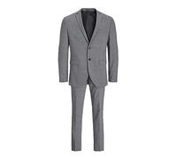 JACK & JONES Men's Jprsolaris Suit Noos, Light Grey Melange/fit: Super Slim, 42