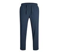 JACK & JONES Men's JPSTACE JJBREEZE Linen DEK Leinenhose, Blazer Navy, M