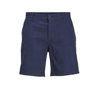 JACK & JONES Men's Jpstace Jjsummer Linen Blend Short Sn Chino, Blazer Navy, M