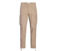 JACK & JONES Mens Jpstace Jjtucker AMA Noos Cargo Trousers, Dune/Detail:Solid, 30W / 32L UK