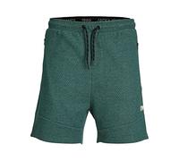 JACK & JONES Men's Jpstair Sweat Shorts Nb Pls SweatShorts, Green, 32