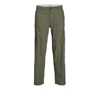 JACK & JONES Men's Jpstbill Jjcody Cargo AKM Trousers, Deep Lichen Green, 32 W/32 L