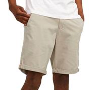 JACK & JONES Men's Jpstbowie Jjshorts Solid Sn Chino Shorts, Crockery, XS