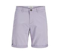JACK & JONES Men's Jpstbowie Jjshorts Solid Sn Shorts, Languid Lavender, M