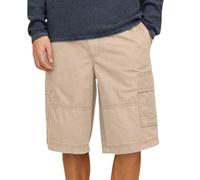 JACK & JONES Men's Jpstcole Jjcampaign Short Cargo, Beige, S