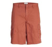 JACK & JONES Men's Jpstcole Jjcampaign Short Cargo Shorts, Cinnabar, M