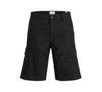 JACK & JONES Men's Jpstcole Jjmateo Cargo Short Pls, Black, 34