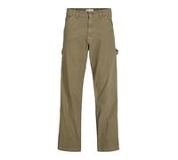 JACK & JONES Men's Jpsteddie Carpenter Pants Noos, Dried Herb, 34 W/32 L