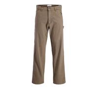 JACK & JONES Men's Jpsteddie Carpenter Pants Noos, Walnut, 31 W/32 L