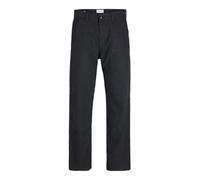 JACK & JONES Men's Jpsteddie Jjbarkley Painter Pant, Black, 32 W/30 L