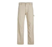 JACK & JONES Men's Jpsteddie Jjcarpenter Pant Noos Cargo Trousers, Fields of Rye, 28 W/32 L