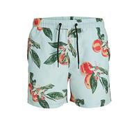 JACK & JONES Men's Jpstfiji Jjswim Bahama Swimming Shorts, Cloud Dancer, L