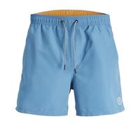 JACK & JONES Men's Jpstfiji Jjswim Solid Ly Sn Shorts, Pacific Coast/Detail: Solid, XL