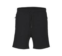 JACK & JONES Men's Jpstgordon Jjcloud Sweat Shorts Be Pls, Black, XS