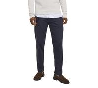 JACK & JONES Men's Jpstkane Jjbarret Chino Noos Trousers, Dark Navy, 36 W/32 L