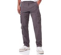 JACK & JONES Men's Jpstkane Jjhover Cargo Trousers, Asphalt, 36 W/32 L