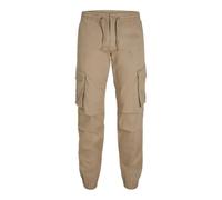 JACK & JONES Mens Jpstkane Jjnoah Cuffed Noos Cargo Trousers, Elmwood, L UK