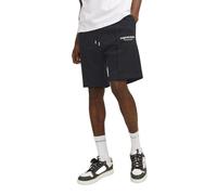 JACK & JONES Men's Comfortable Relaxed Fit Jogger Shorts - JPSTKANE, Colours:Black, Size:S