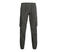 JACK & JONES Men's Jpstkane Noah Cuffed Cargo Noos, Black Sand, L