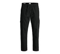JACK & JONES Men's Jpstkane River Tech Cargo Jogger Sn, Black, XXL