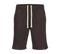 JACK & JONES Men's Jpstkarl Interlude Plisse Shorts Mid, Chocolate Cake, XS