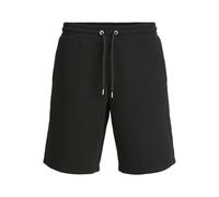 JACK & JONES Men's Jpstkarl Kinetic Sweat Shorts LNG, Black, S