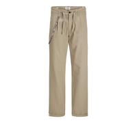 JACK & JONES Men's Jpstkarl Milo Pleated Chino, Crockery, 33 W/34 L