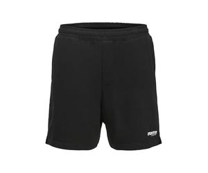 JACK & JONES Men's Jpstkarl Union Sweat Shorts LNG Sn, Black, L