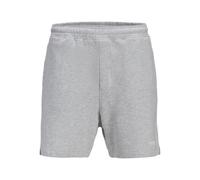 JACK & JONES Men's Jpstkarl Union Sweat Shorts LNG Sn, White Melange, S