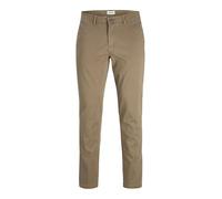 JACK & JONES Men's Jpstmarco Jjbowie Noos Chino Trousers, Morel, 32 W/32 L