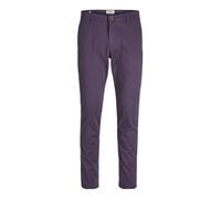 JACK & JONES Men's Jpstmarco Jjbowie Noos Chino Trousers, Nightshade, 33 W/34 L
