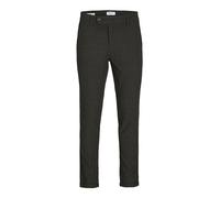 Jack & Jones Men's Jpstmarco Jjconnor Akm Noos Chino trousers, Mulch/Detail: Check, 28W / 32L