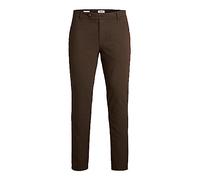 Bestseller A/S Men's Jpstmarco Jjconnor AKM Noos Chino Trousers, Seal Brown/Detail: Solid, 30 W/32 L