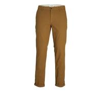 JACK & JONES Men's Jpstmarco Jjfury Ana Noos Chino Trousers, Monks Robe, 27W x 32L