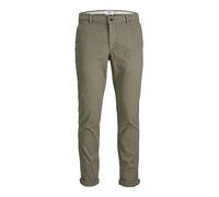 Jack & Jones Men's Jpstmarco Jjfury Ana Noos Chinos, Aloe, 28 W/ 30 L