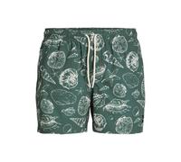 JACK & JONES Men's Jpstmaui Jjswim Mature AOP AKM Sn, Mallard Green, M
