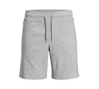 JACK & JONES Men's Jpstnewbasic Nafa Noos Sweat Shorts, Light Grey Mix, S
