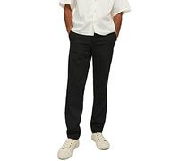 JACK & JONES Men's Jpstollie Jjbenji DEK Noos Chino Trousers, Black, 32W / 34L