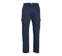 JACK & JONES Men's JPSTOLLIE JJBOWIE Cargo NOOS Pants, Blazer Navy, 29 W/32 L