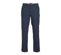 JACK & JONES Men's Jpstollie Jjdave Linen Blend Pants, Blazer Navy, 29 W/30 L