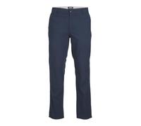 JACK & JONES Men's Jpstollie Jjdave Linen Blend Pants, Blazer Navy, 30 W/30 L