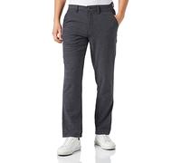 JACK & JONES Men's Jpstollie Jjmilo DEK Chino Trousers, Dark Grey/Detail: Check, 28 W/32 L