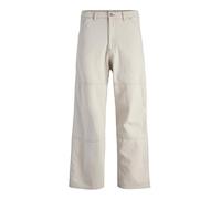 JACK & JONES Men's Jpstowen Contrast Panel Pants Sn, Moonbeam, 31 W/36 L