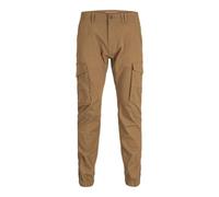 JACK & JONES Men's Jpstpaul Jjflake AKM Noos Cargo Trousers, Rubber, 33W / 30L